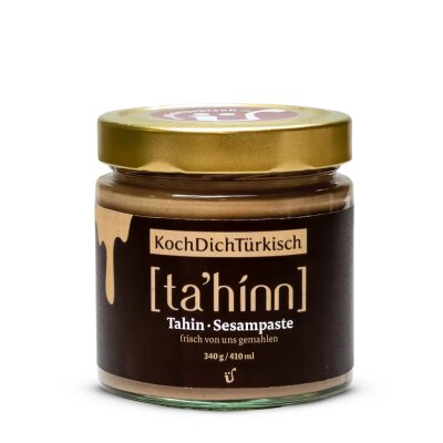 340g Premium Sesampaste "Tahini" von Kochdichtürkisch