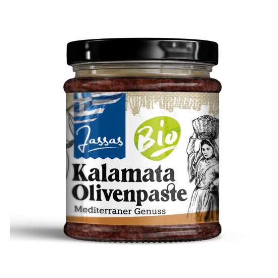 195 g Bio Kalamata Olivenpaste von Jassas