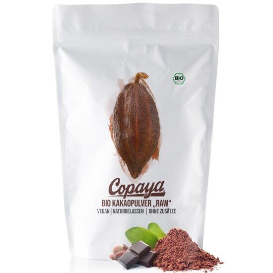 500g Bio Roh Kakaopulver von Copaya