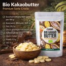 250g Bio Roh Kakaobutter Coins von Copaya