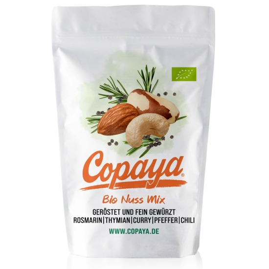800g Bio Nussmix geröstet und fein gewürzt von Copaya