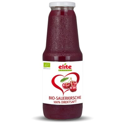 1 x 1 L Bio Sauerkirsch Direktsaft von Elite Naturel