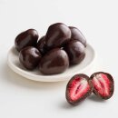 200g Schokobombe Erdbeeren in Zartbitterschokolade