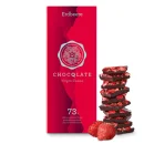 75g Bio Schokolade mit gefriergetrockneten Erdbeeren 73%...