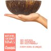 4 x Copaya Coconut Bowl I 100% Naturproukt aus Kokosnuss-Schalen I Smooth poliert