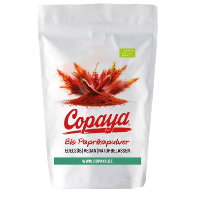 500g Bio Paprikapulver, edelsüß, rot von Copaya