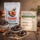500g Apfelringe in Zartbitterschokolade von Copaya