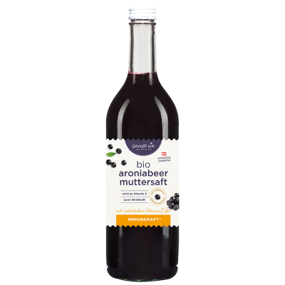 3 x 750ml Bio Aroniabeer Muttersaft von Gewußt wie