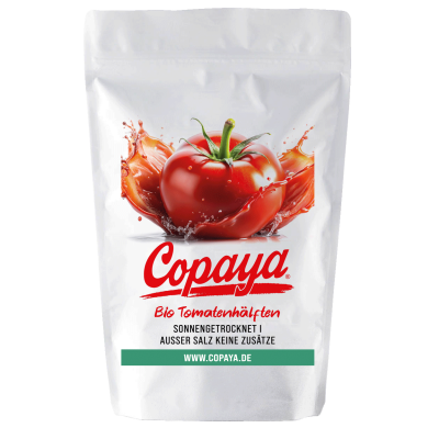 800g Bio Getrocknete Tomaten-Hälften von Copaya