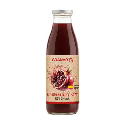 18 x 750ml Bio Granatapfel Direktsaft aus Spanien von Granar Bio