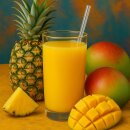 1 x 750ml Premium Mango & Ananas Direktsaft von Granar