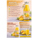 1 x 750ml Premium Mango & Ananas Direktsaft von Granar