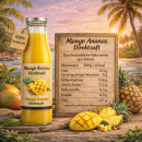 1 x 750ml Premium Mango & Ananas Direktsaft von Granar
