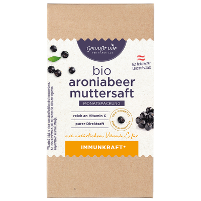 3l Box Bio Aroniabeer Muttersaft von Gewußt wie