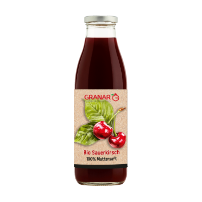 1 x 750ml Bio Sauerkirsche Direktsaft von GranarBio