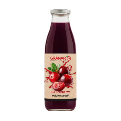 1 x 750 ml Bio Cranberry Direktsaft von GranarBio