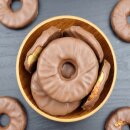 Apfelringe in Vollmilchschokolade von Copaya