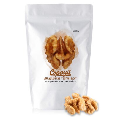 600g Premium Walnusskerne von GRANAR Selection, Extra Dick