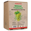 5 Liter-Box wei&szlig;er Traubensaft aus der Pfalz